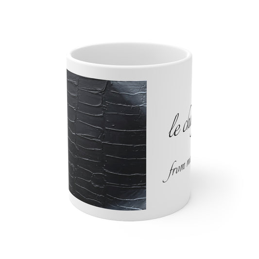 le chagrin ceramic mug