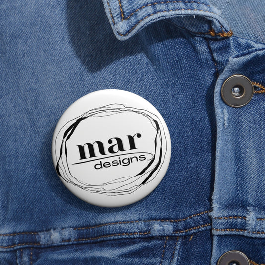 branded pin button